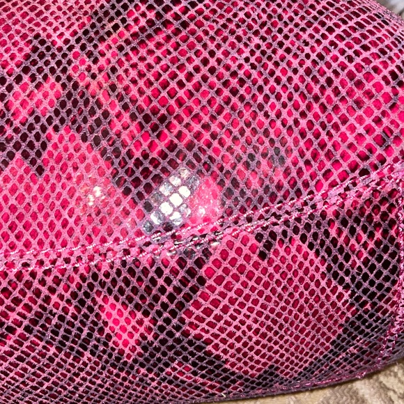 MK Pink Snakeskin Bag - Picture 6 of 7
